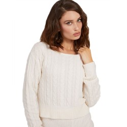 Cable knit sweater