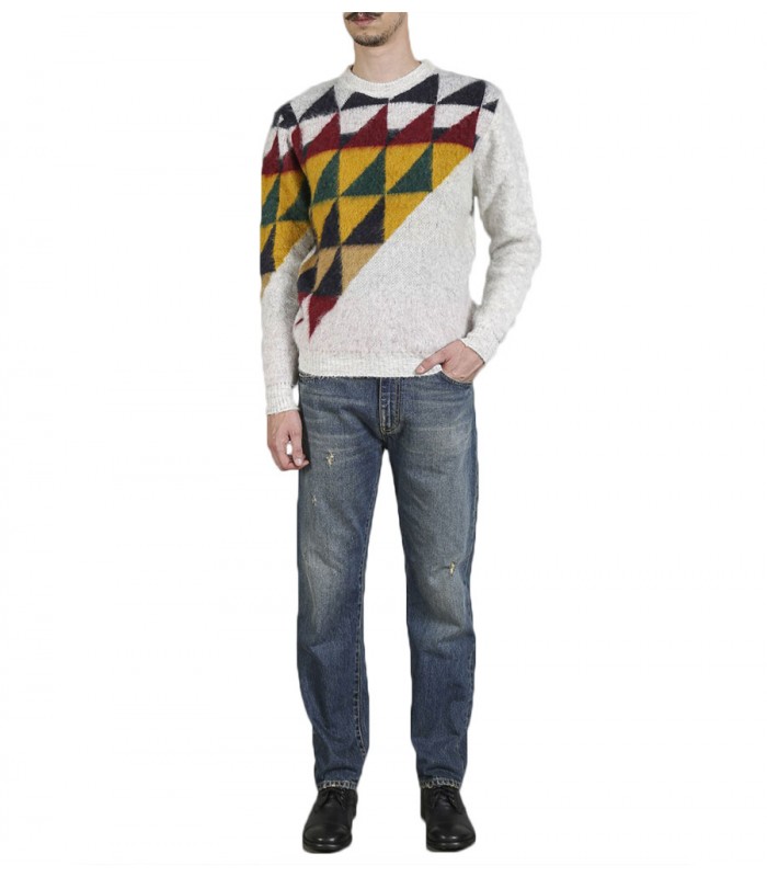 Maglione fantasia jacquard Uomo Berna
