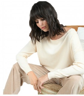Molly Bracken perforated Sweater