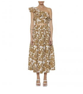 Koralline long Skirt with floreal print