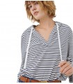 T-shirt con cappuccio Donna Marella