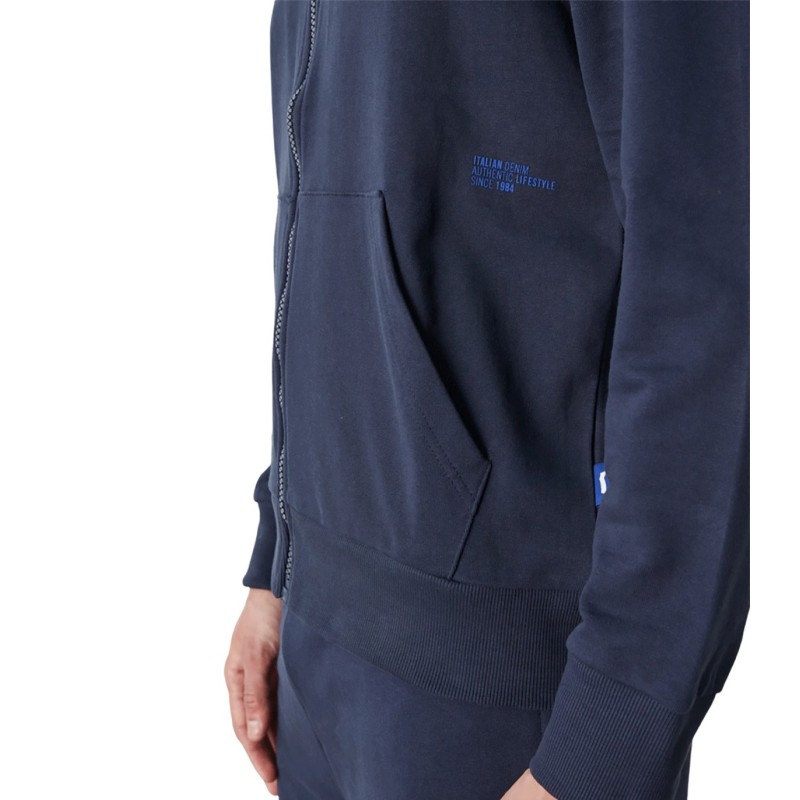 Felpa full zip Uomo Gas