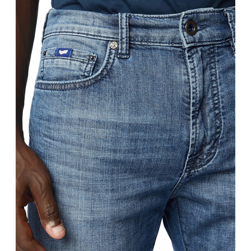 Jeans in Chambray Uomo Gas Albert WK68