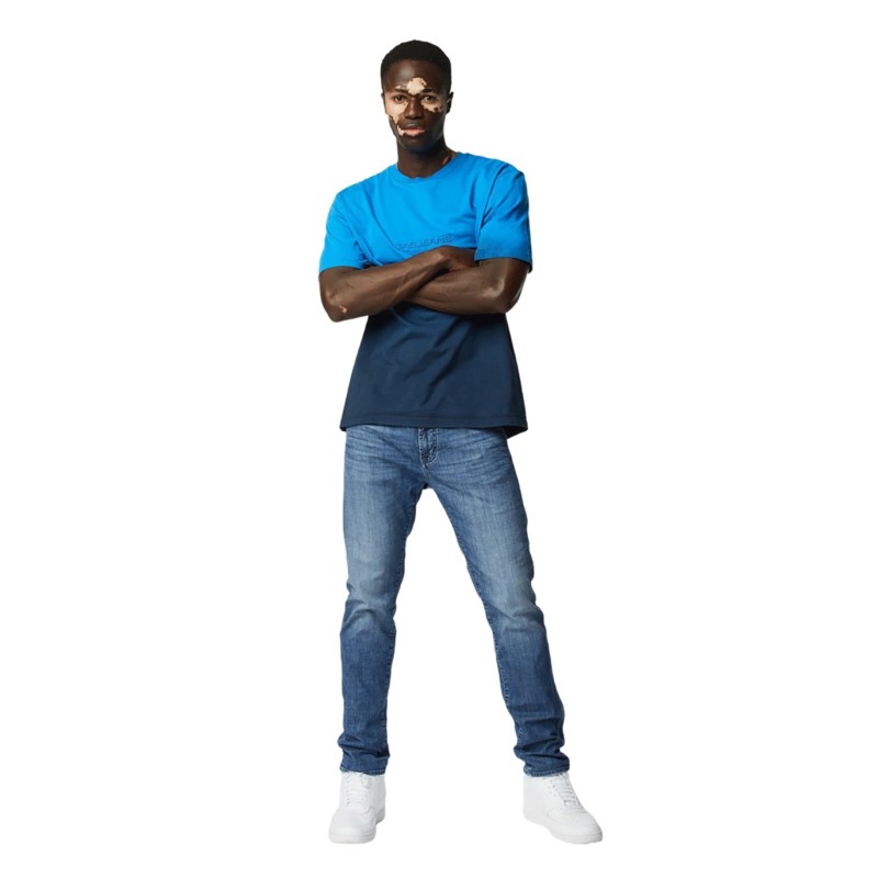 Jeans in Chambray Uomo Gas Albert WK68