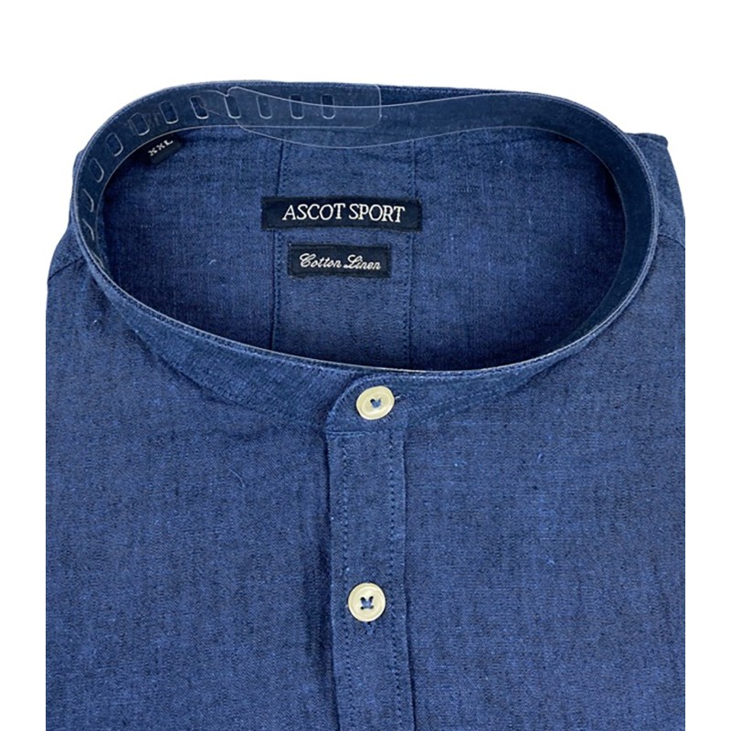Camicia misto lino Uomo Ascot
