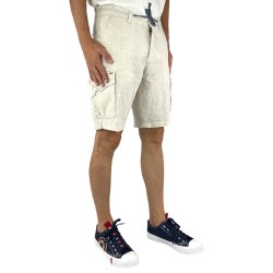 In My Hood Cargo Linen Shorts