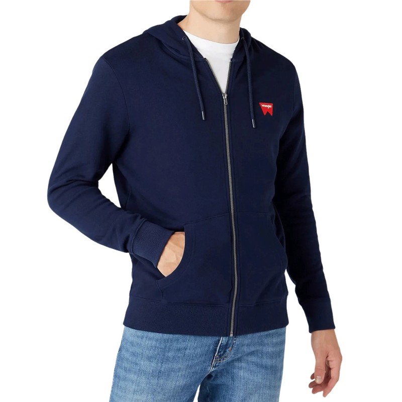 Felpa cappuccio Uomo Wrangler extra size