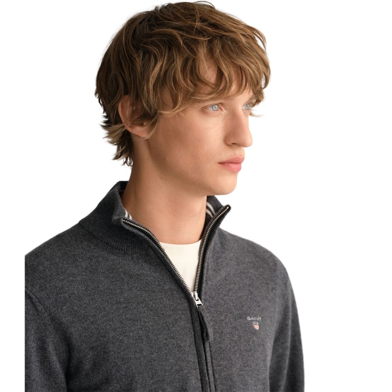 Cardigan full zip Uomo Gant