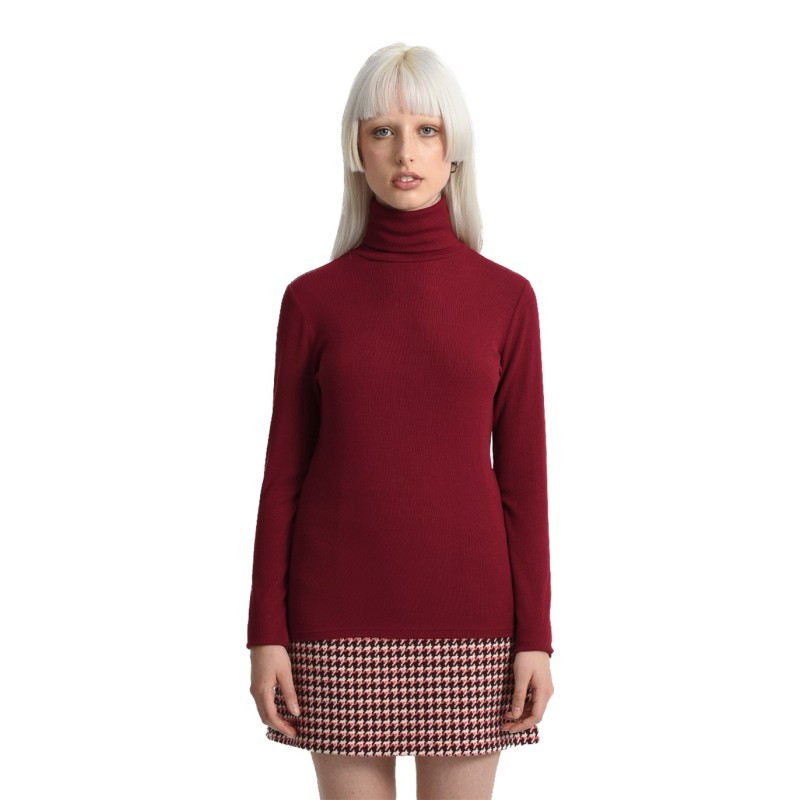 Maglia fine a collo alto Donna Molly