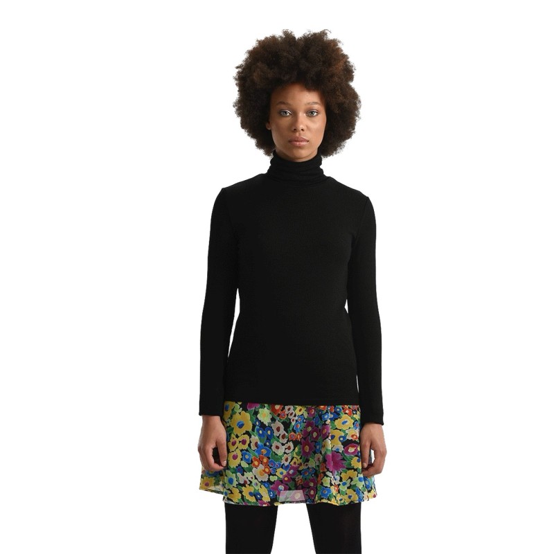 Maglia fine a collo alto Donna Molly