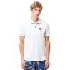 Polo Uomo Napapijri Erli Colori Bianco e Blu Lavato - N0YIFZ