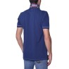 Polo Uomo Napapijri Erli Colori Bianco e Blu Lavato - N0YIFZ