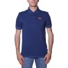 Polo Uomo Napapijri Erli Colori Bianco e Blu Lavato - N0YIFZ