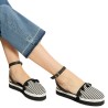 Espadrillas Donna Pennyblack Santo Flatform con Nappine Colore Nero - 5521029003001