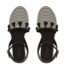Espadrillas Donna Pennyblack Santo Flatform con Nappine Colore Nero - 5521029003001