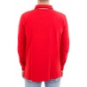 Polo Uomo Trussardi In Piquet Maniche Lunghe Colori Blu e Rosso - 52T00247-1T001678