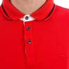 Polo Uomo Trussardi In Piquet Maniche Lunghe Colori Blu e Rosso - 52T00247-1T001678