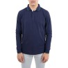 Polo Uomo Trussardi In Piquet Maniche Lunghe Colori Blu e Rosso - 52T00247-1T001678