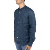 Camicia in lino collo alla coreana Union