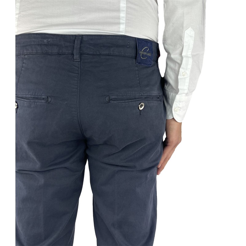 Pantaloni Uomo Camouflage Chinos Rey 17