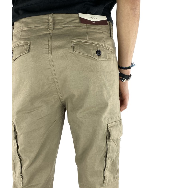 Pantaloni Cargo Uomo Manifattura Borghese