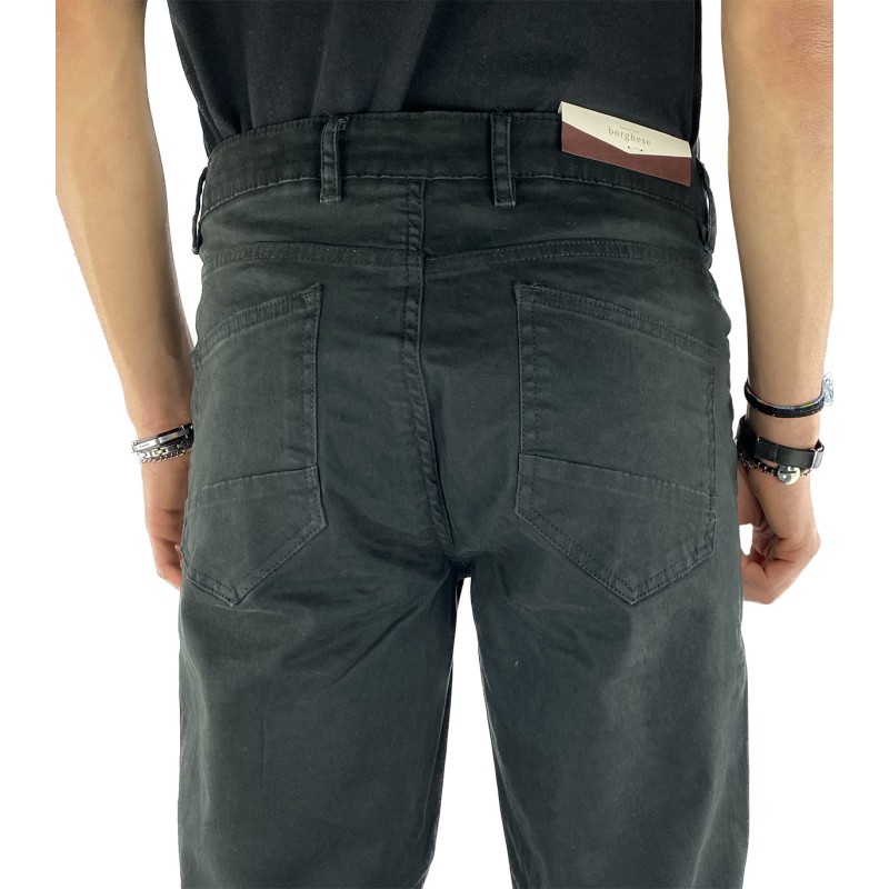 Pantaloni 5 tasche Uomo Borghese