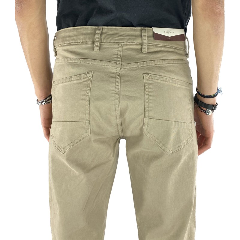 Pantaloni 5 tasche Uomo Borghese