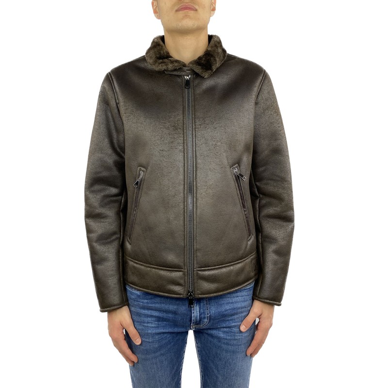 Giubbotto Eco Montone Uomo Ascot