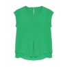 Top in georgette Donna Luisa Viola