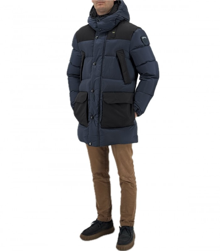 Piumino lungo Uomo Blauer Jude