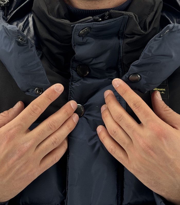 Piumino lungo Uomo Blauer Jude