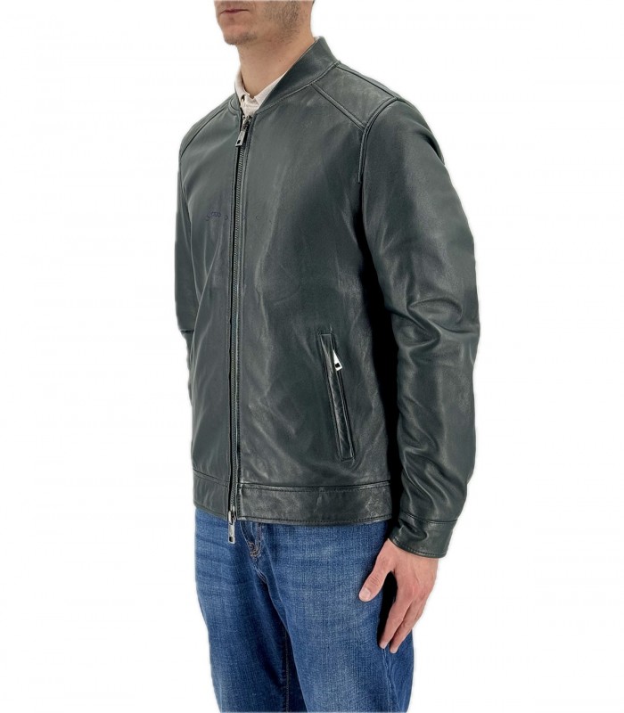 Giubbotto di pelle Uomo Milestone George