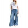 T-shirt con strass Donna Liu Jo