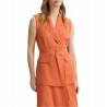 Gilet in misto lino Liu Jo