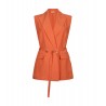 Gilet in misto lino Liu Jo