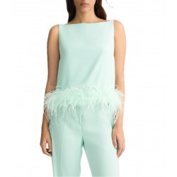 Top con piume Liu Jo