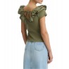 T-shirt con rouches Liu Jo
