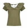 T-shirt con rouches Liu Jo