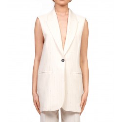 Gilet gessato Donna Vicolo