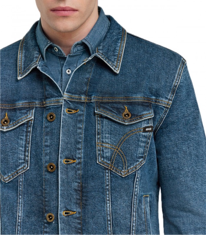 Giubbotto di Jeans Uomo Gas Oklahoma