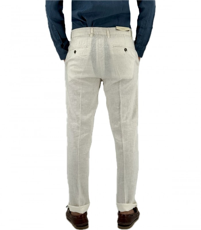 Pantaloni di lino Uomo Manifattura Borghese