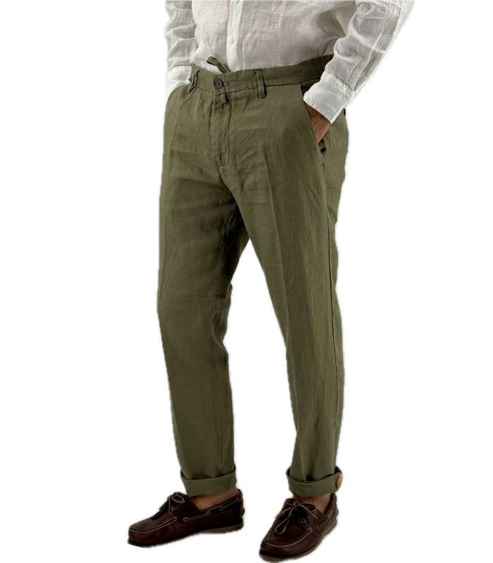 Pantaloni di lino Uomo Manifattura Borghese