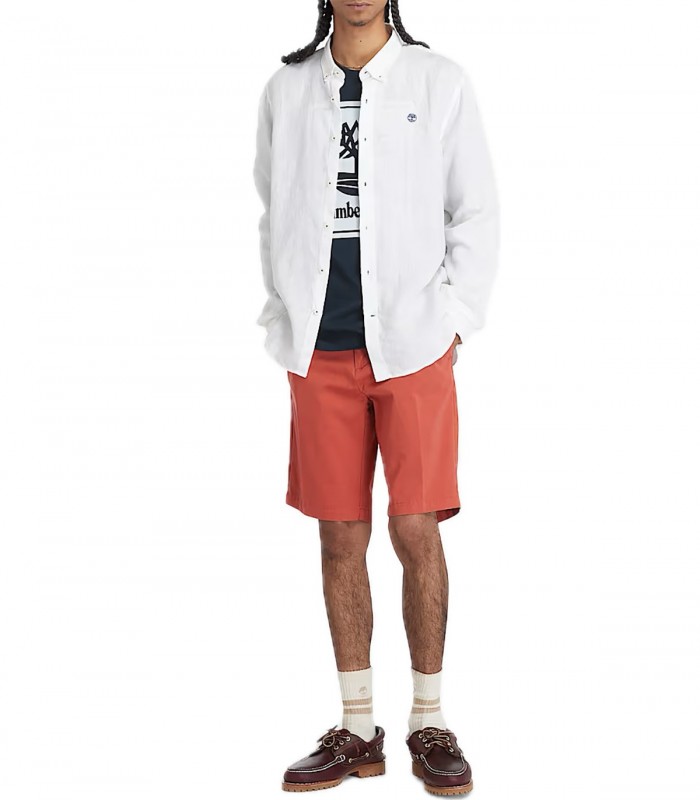 Camicia di lino Uomo Timberland Mill Brook