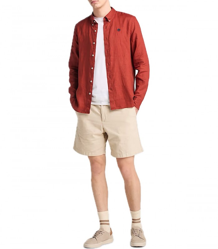 Camicia di lino Uomo Timberland Mill Brook