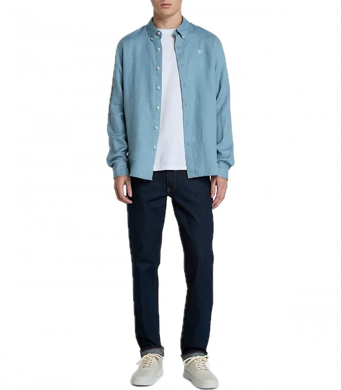 Camicia di lino Uomo Timberland Mill Brook