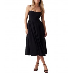 Abito midi plissettato Donna Guess