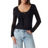 Cardigan in maglia traforata Donna Guess