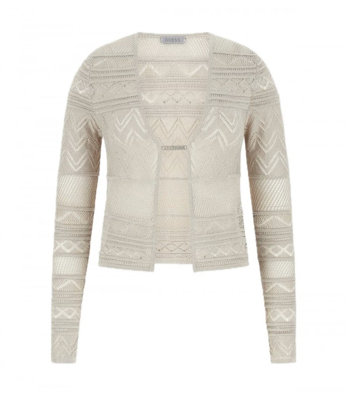 Cardigan in maglia traforata Donna Guess