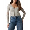 Cardigan in maglia traforata Donna Guess