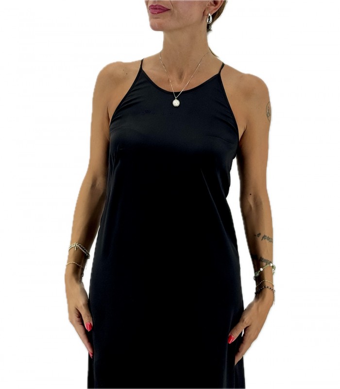 Abito lungo in raso Donna Anis